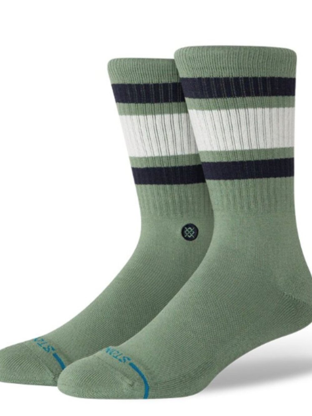 NWT Stance Crew Socks - Boyd ST Crew -  Green - Large